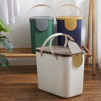现货批发创意手提多功能收纳桶 客厅玩具杂物塑料收纳桶